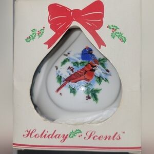 Holiday Scents cardinal porcelain ornament